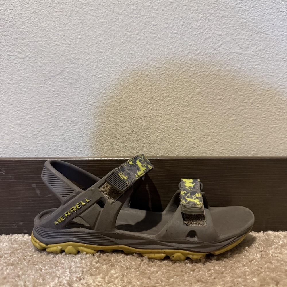 Merrell Sandals Shoes Boys Size 1 Gray Hydro Drift Water Slingback Trail